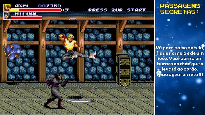 Streets of Rage 3 / Secrets Passages / Mega Drive - Sega Genesis