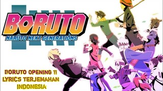 Boruto:Naruto Opening 11 "Kirarirari, KANA-BOON" Berkilauan" lyrics romaji Terjemahan Indonesia