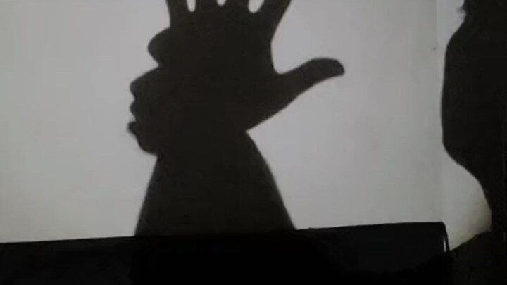 The "hand shadow dancer" from the Philippines designs movements based on songs, turning fingers into