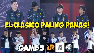 EL CLASSICO TERSERU DI SEASON 11 !!! RRQ VS EVOS MATCH 5 !!! NICE TRY RRQ CONGRATS EVOS