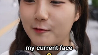 韩国人好像真的都有那个容貌焦虑的样子，可是那个女生真的好可爱呀！