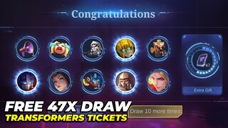 FREE 47x TRANSFORMERS EVENT TICKETS | GUARANTEED EPIC SKIN - MLBB