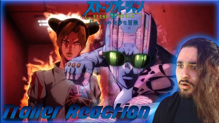 I CANT WAIT!! | JoJo's Bizarre Adventure Stone Ocean Trailer Reaction