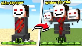 Minecraft nhưng Kinh Nghiệm = Tiến Hóa Siêu Quái Vật