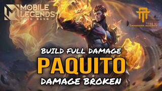 [TA] GAMEPLAY PAQUITO FULL DAMAGE| mlbb 🔥🔥