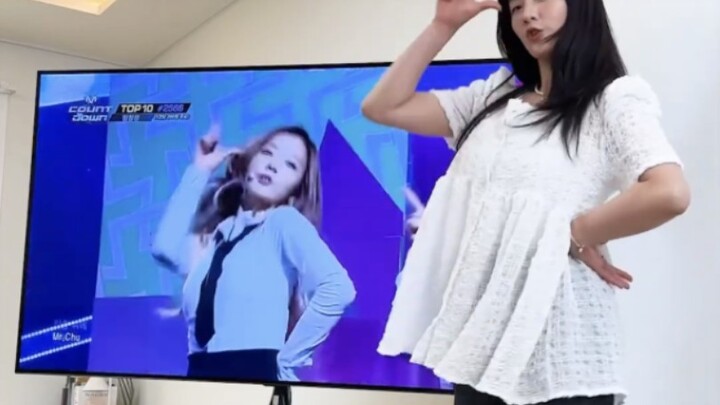 【بوبا أمين】ين بو مي ترقص على أغنية Mr Chu #apink#