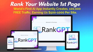 RankGPT Review - Rank Your Website 1st Page