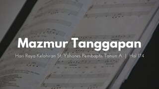 Mazmur Tanggapan Hari Raya Kelahiran St Yohanes Pembaptisan Tahun A - cover by JenniferOdelia