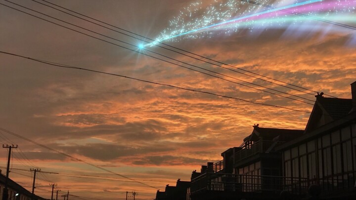 First time doing ae imitating the comet in "Your Name"