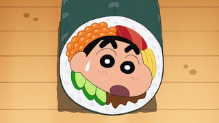 [Crayon Shin-chan] Shin-chan made a super luxurious invincible sushi roll, the kindergarten reported