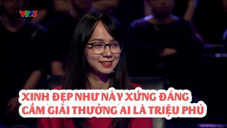 Cô gái Nghệ An xinh đẹp, thông minh ở Ai là triệu phú, ra về với phần thưởng xứng đáng