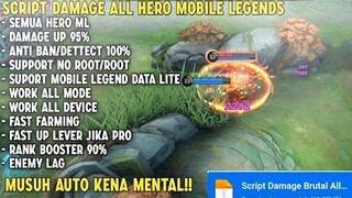 Script Damage Mobile Legends + Attack Speed No Password Patch Terbaru | Mobile Legends