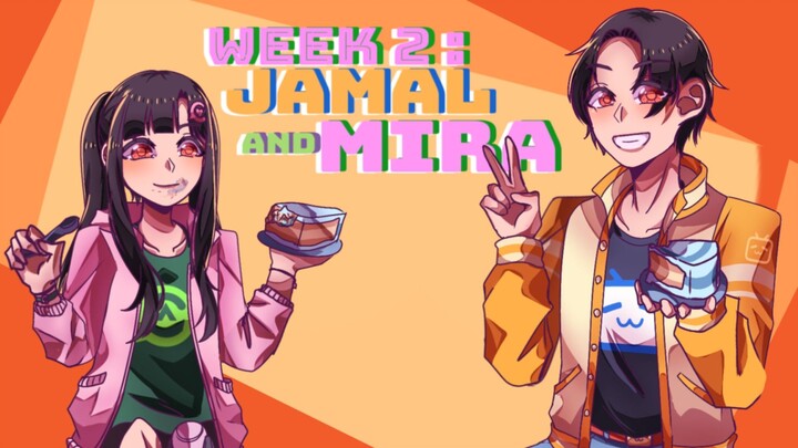 Special New Year 2024 : Week two - draw my oc (Jamal & Mira)