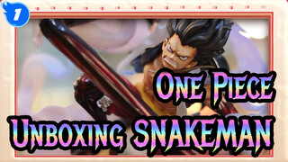 One Piece|Unboxing SNAKEMAN - Luffy Gear 4 Resin Statue_1