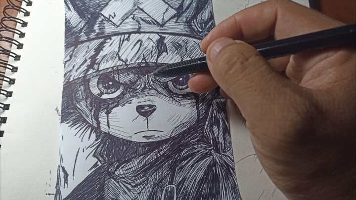 drawing Chopper one piece
