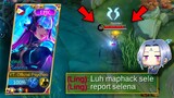 THIS IS WHAT HAPPENED WHEN SELENA USED MAPHACK IN MOBILE LEGENDS 🥵