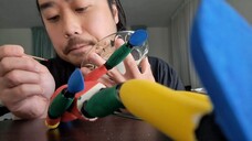 ASMR PLATE LICKING CONDENSED MILK & PAINTING WOODEN MANNEQUIN