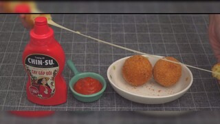 Bánh Khoai Tây Bọc Phô Mai béo ngậy ngoàm ngoàm