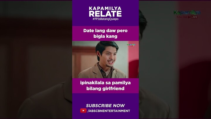 Date lang daw pero bigla kang ipinakilala sa pamilya bilang girlfriend | Kapamilya Shorts