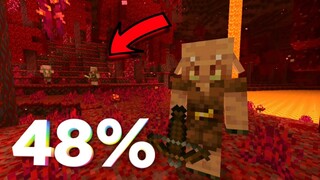 Minecraft PE - O Nether Update 1.16 tá muito perigoso | Gameplay Survival 48%