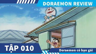 Review Phim Doraemon Tập 10  , Doraemon có bạn gái  , bộ sưu tập nấp chai
