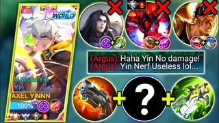 HYPER YIN VS HYPER ARGUS | BEST BUILD AND EMBLEM 2022 & 2023 | MOBILE LEGENDS