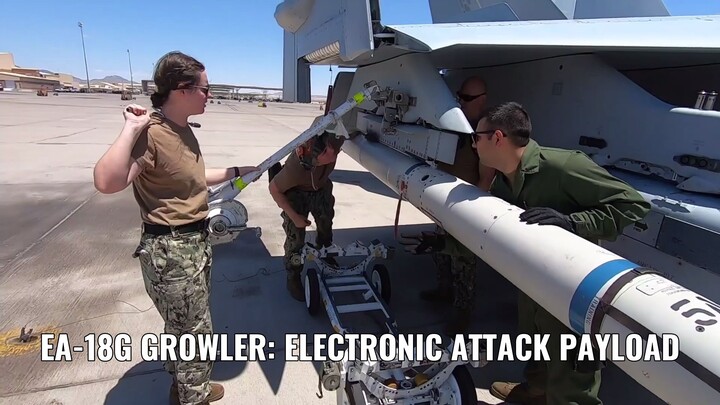 US Navy EA-18G Growler: Electronic Warfare Pods & Red Flag Sortie