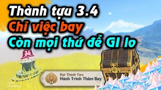 Thành tựu Hành Trình Thảm Bay | Chỉ cần cất cánh, còn mọi thứ Genshin lo được =)))) ezzzzz