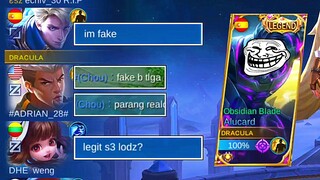 "I'm Fake Dracula" PRANK!!! | MLBB