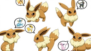 [Pokémon] Thử thách bắt chước tiến hóa của Eevee [tontaro_]