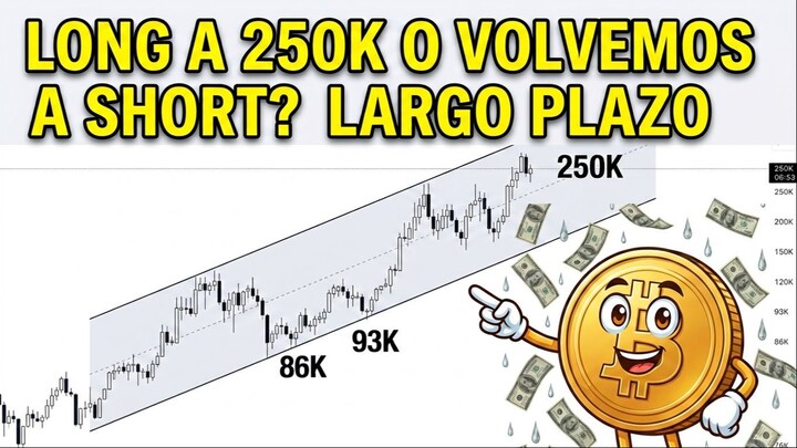 Bitcoin a 250K: La verdad detrás del LONG en gráfico mensual.