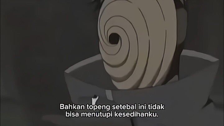 bahkan topeng ini tidah dapat menyembuhkan kesedihan ku..uciha Obito🥀🥀🥀