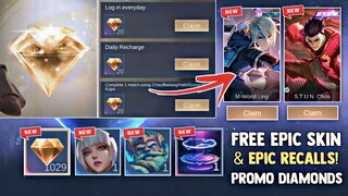 NEW BIG EVENTS 2023! GET YOUR EPIC SKIN FOR ONLY 1 DIAMONDS AND MORE REWARDS! | MOBILE LEGENDS 2023