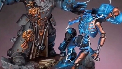 [elminiaturista] Bagaimana cara membuat dan melukis momen ketika Ajax mengalahkan Necromancer?