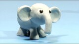 Baby Elephant clay cartoon for children - BabyClay animals