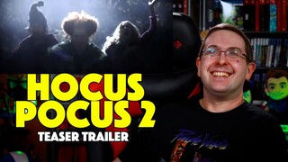 REACTION! Hocus Pocus 2 Official Teaser Trailer - Warwick Davis Disney+ Movie 2022