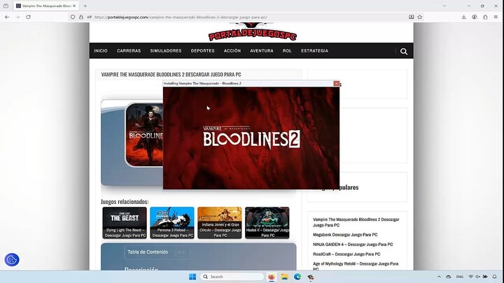 Vampire The Masquerade Bloodlines 2 Descargar Juego PC