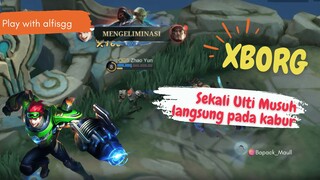 HERO MOBILE LEGEND YANG BIKIN KABUR MUSUH SAAT KETEMU! PLAY WITH alfisgg