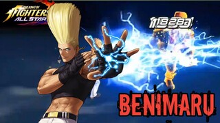 Benimaru in KOF ALLSTAR 😲🔥 Intense  Fight !!