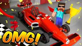 I Became World's Famous F1 Racer in Minecraft