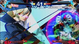 P4U2　ラビリスvs美鶴　逆転54Hitコンボ