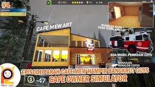 #4 Parah Nih Cafe Mew Alami Kebangkrutan Untung Ada  Cris Ronaldo - Cafe Owner Simulator Indonesia