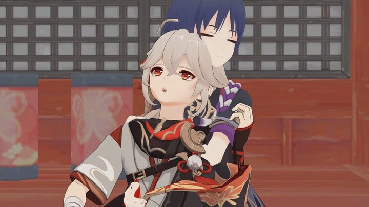 Manyo's soft persuasion to Sanbei Kokubun Genshin Impact MMD