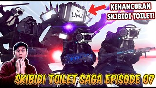 EPISODE BARU 07 SKIBIDI TOILET SAGA! AKHIRNYA TITAN TV MAN BERHASIL MASUK KE MARKAS SKIBIDI TOILET!