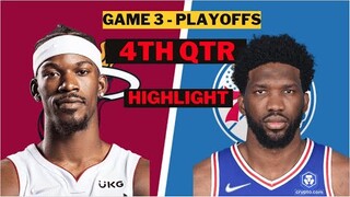 Philadelphia 76ers vs Miami Heat 4th Qtr playoffs Highlights | May 6th, 2022 | NBA 2022 season