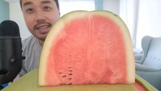 ASMR EATING SOUNDS - Sweet & Juicy Watermelon 🍉