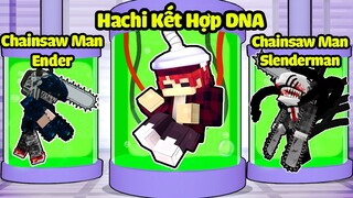 HACHI KẾT HỢP TẾ BÀO DNA CỦA CHAINSAW MAN ENDER VỚI CHAINSAW MAN SLENDERMAN TRONG MINECRAFT