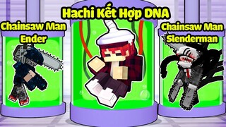 HACHI KẾT HỢP TẾ BÀO DNA CỦA CHAINSAW MAN ENDER VỚI CHAINSAW MAN SLENDERMAN TRONG MINECRAFT