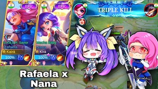 RAFAELA X NANA CUTIE TECH DUO💖💜2 Supports OP🔥