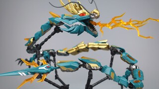 Fengbao animation beast Qinglong/Canglong alloy finished product